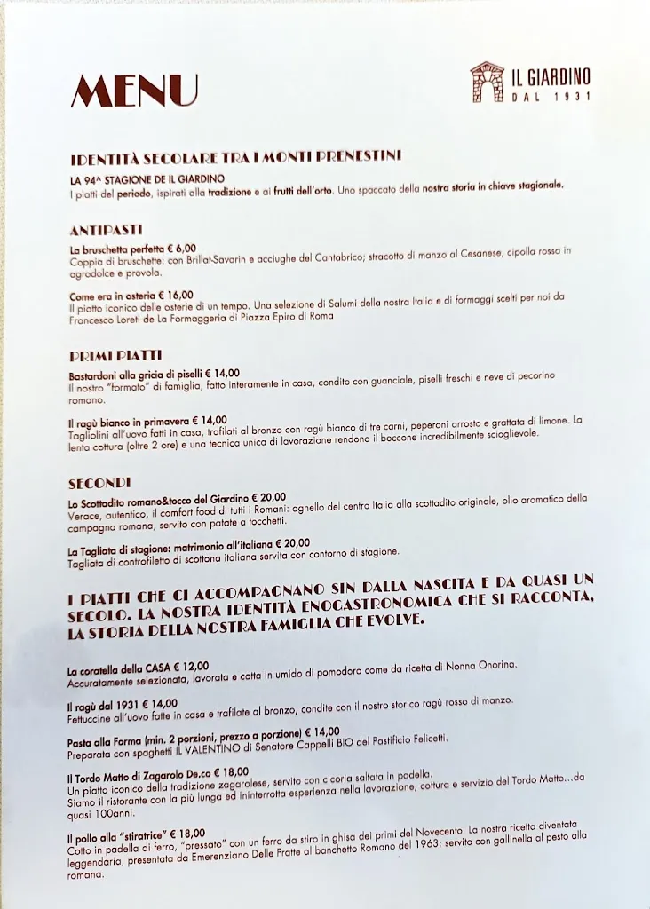 Menu_Il Giardino Restaurant_Colle Mainello_image_3