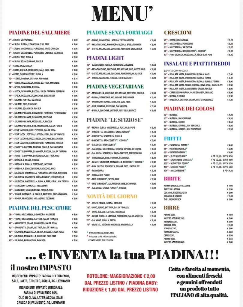 Menu_Le Piadinare_Colle Mainello_image_2