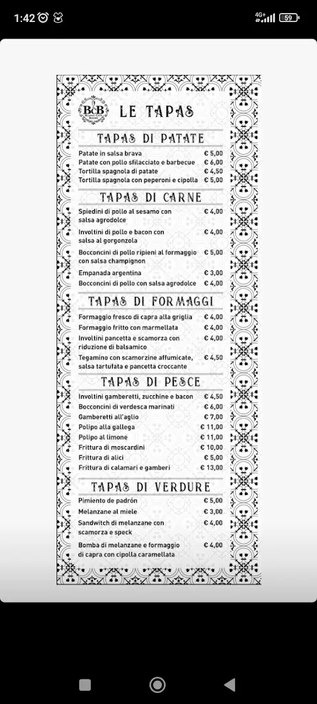 Menu_Blanco Cafè Bistrò_Corcolle_image_4