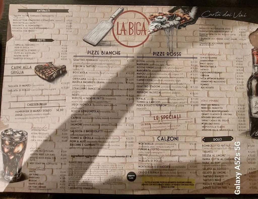 Menu_La Biga - Pizzeria Tradizionale_Colleferro_image_1
