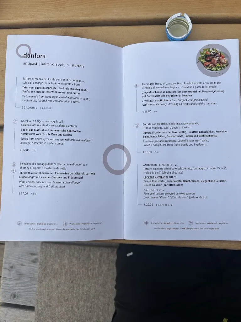 Menu_Rifugio Alpino Pralongià_Corvaro_image_1