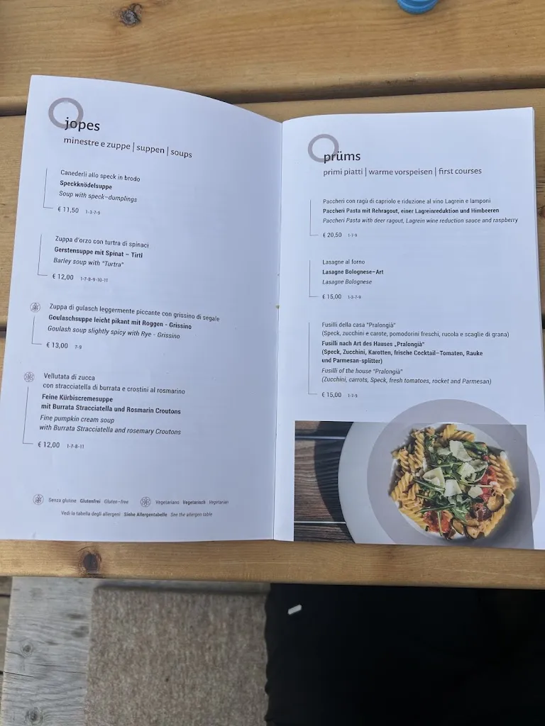 Menu_Rifugio Alpino Pralongià_Corvaro_image_4