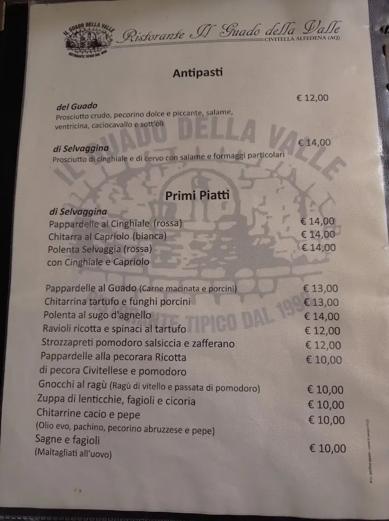 Menu_Il Guado della Valle_Alfedena_image_1
