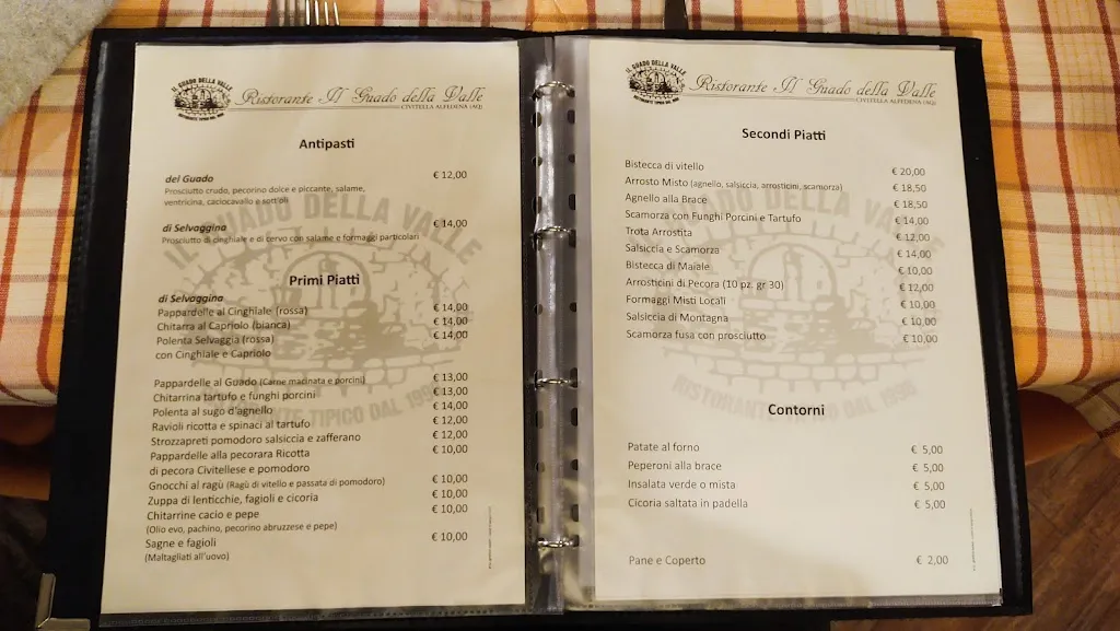 Menu_Il Guado della Valle_Alfedena_image_2