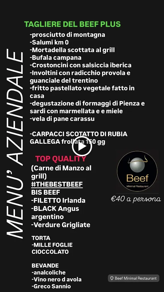 Menu_Beef Minimal Restaurant_Fiano Romano_image_3
