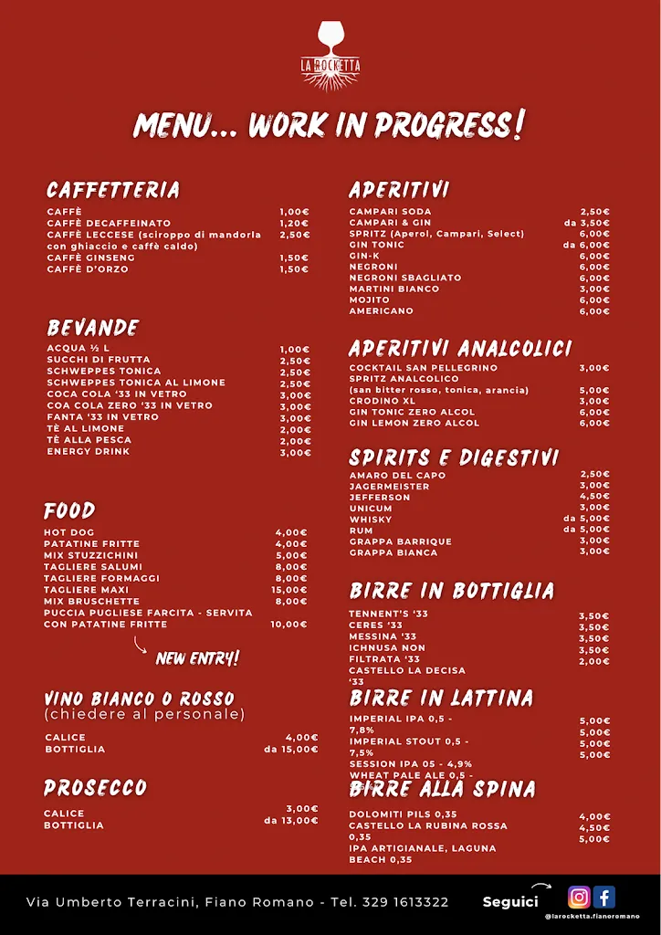 Menu_La Rocketta Fiano Romano_Fiano Romano_image_1