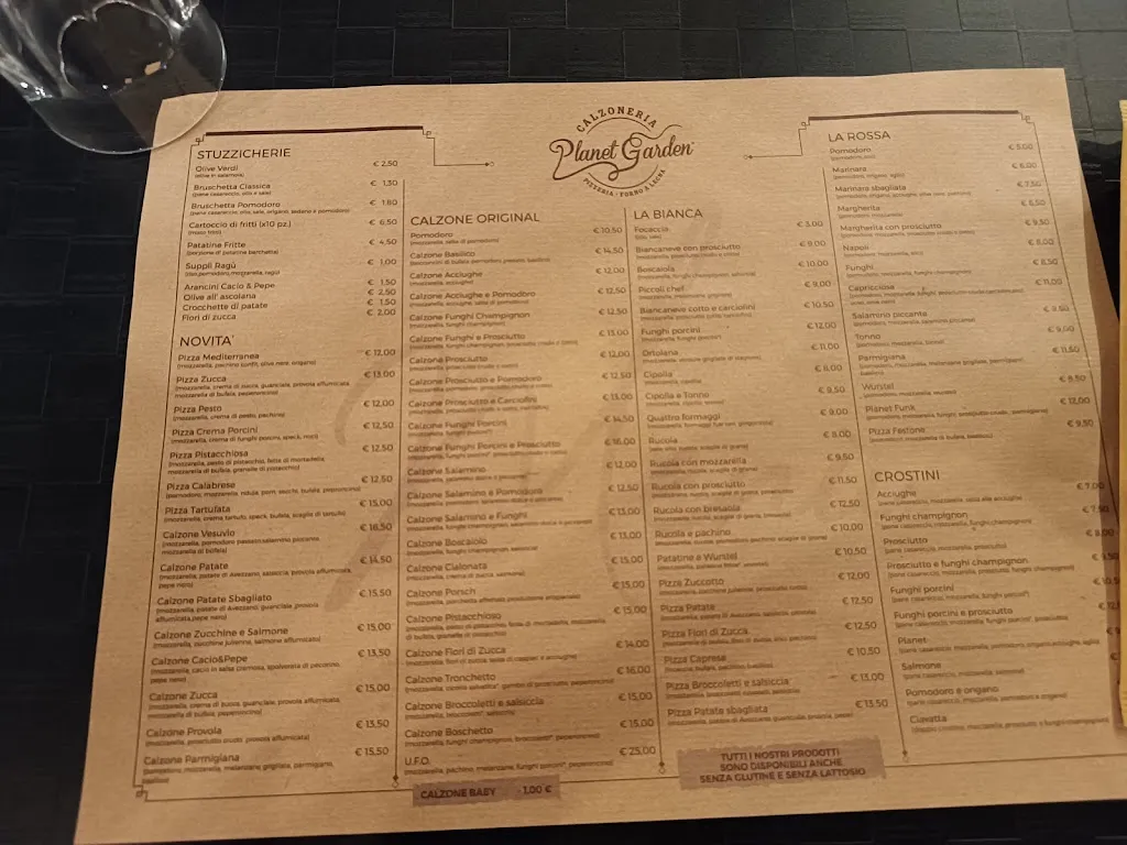 Menu_Calzoneria Planet Garden_Ferentino_image_1