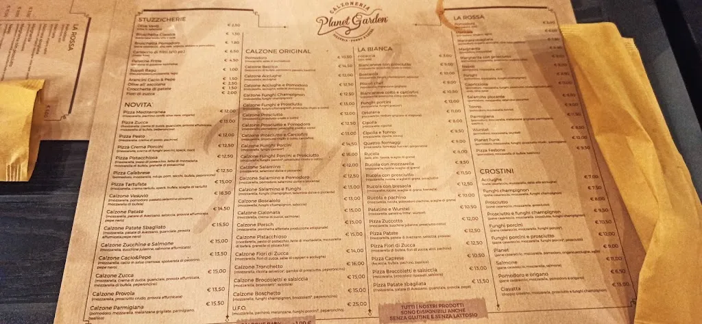 Menu_Calzoneria Planet Garden_Ferentino_image_3