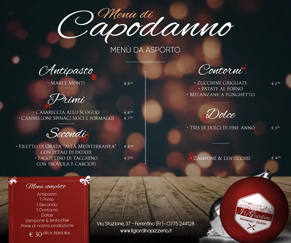Menu_Il Giardino dal 1977 Pizzeria Ristorante_Ferentino_image_2