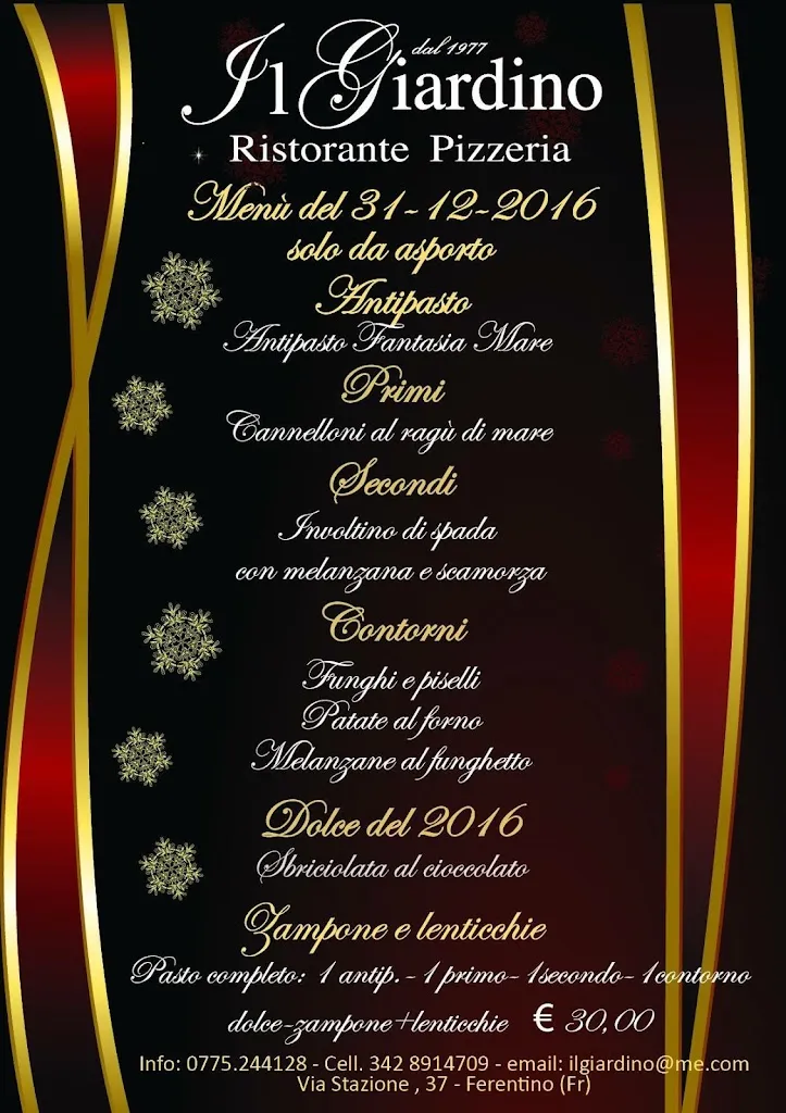 Menu_Il Giardino dal 1977 Pizzeria Ristorante_Ferentino_image_3