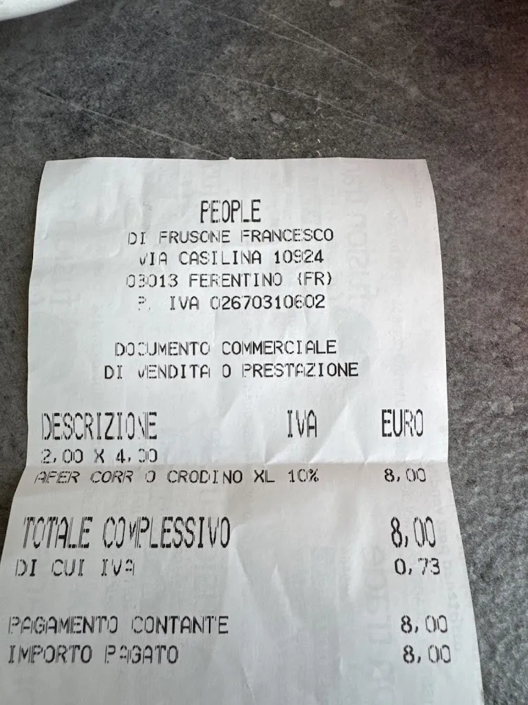 Nazzareno Calvario_People Cafè_Ferentino_review