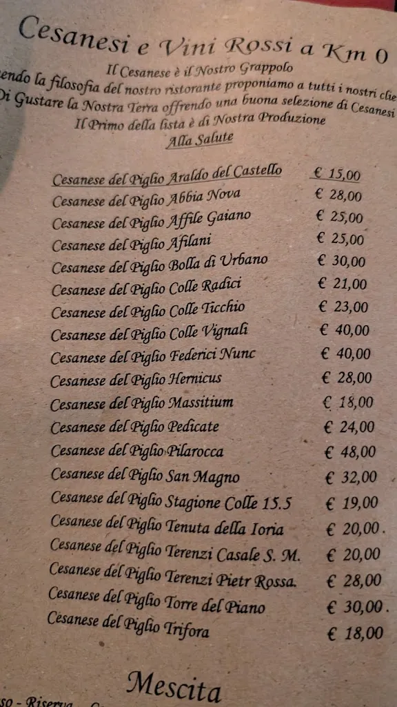 Menu_Ristorante La Taverna del Castello Hostaria Fiuggi_Fiuggi_image_2