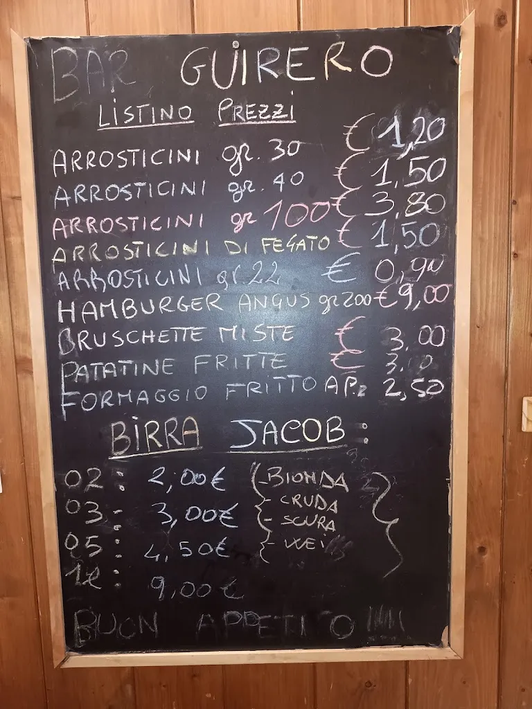 Menu_Bar Arrosticini El Guirero_Tossicia_immagine_2