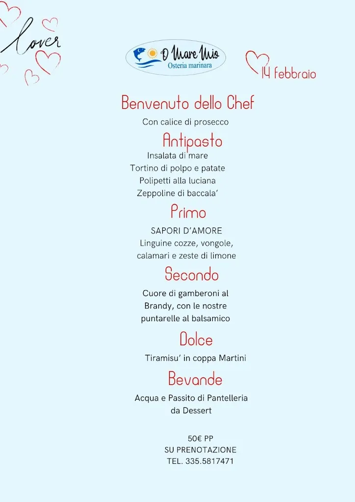 Menu_O Mare Mio Osteria marinara_Fiuggi_immagine_2