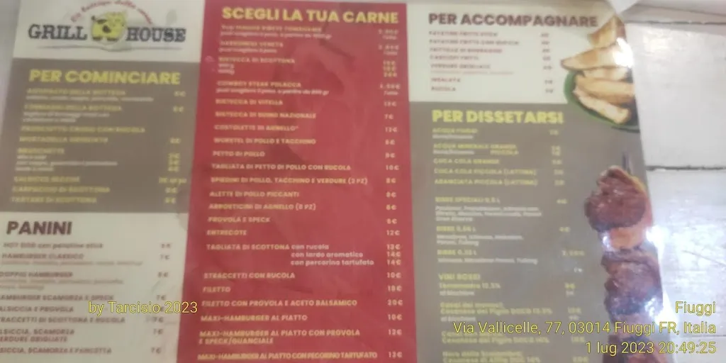 Menu_Grill House La bottega della carne_Fiuggi_image_3