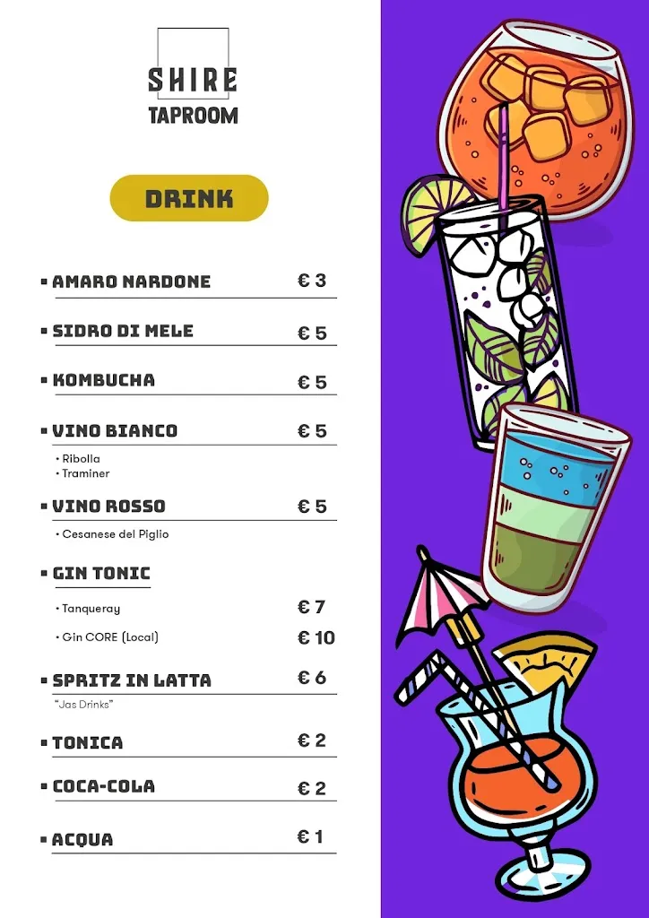 Menu_Shire Brewing - Taproom_Fiuggi_image_2