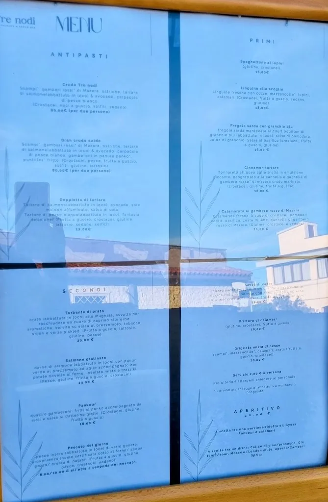 Menu_Tre Nodi Ristorante & Beach Bar_Focene_image_1