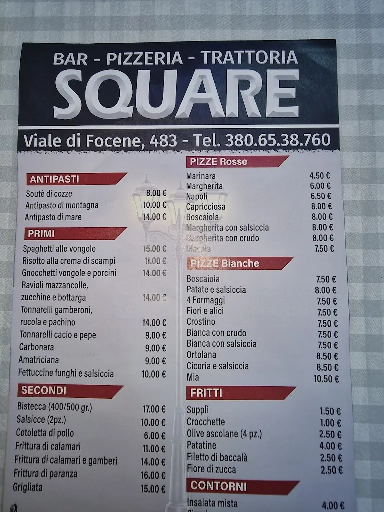 Menü_Ristorante Square_Focene_Bild_1