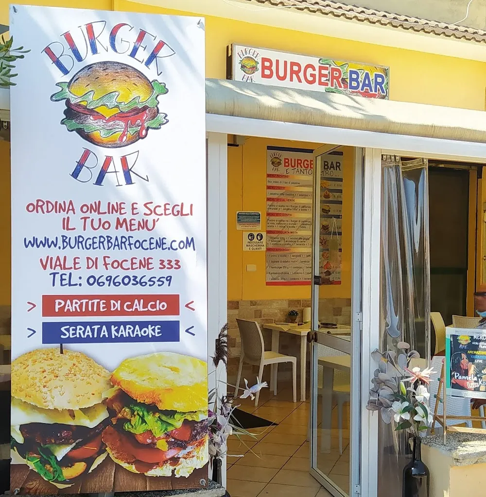 Burger Bar Focene restaurant in Focene