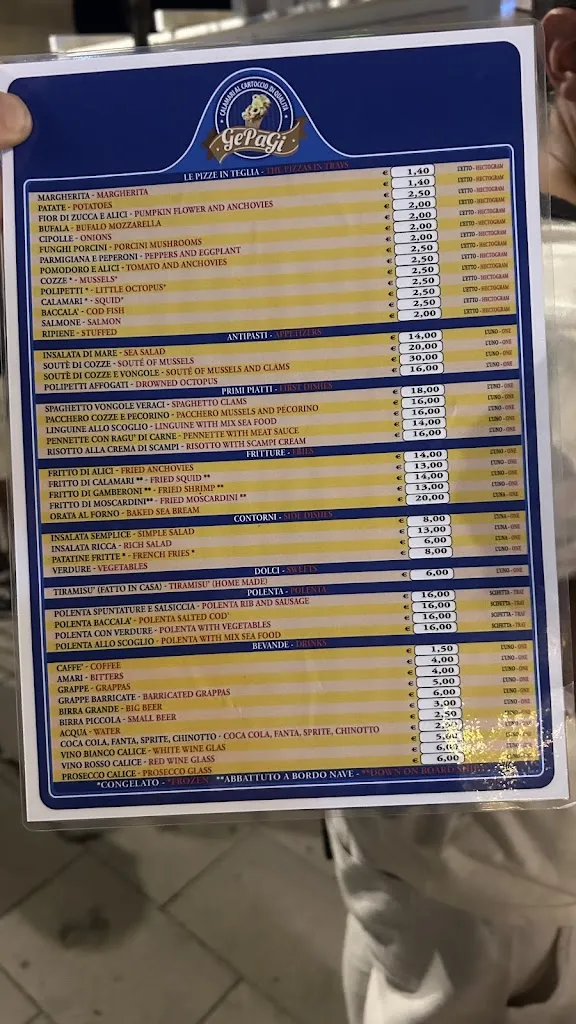 Menu_GePaGi FISH BISTRÓ Fiumicino_Fiumicino-Isola Sacra_image_2