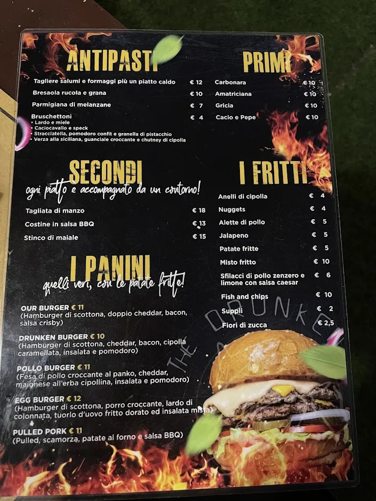 Menu_The drunken whale Pub Fiumicino_Fiumicino-Isola Sacra_image_2