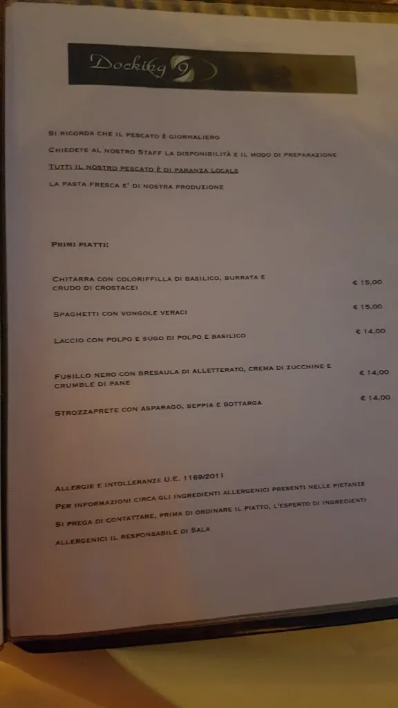 Menu_Docking 9_Fiumicino-Isola Sacra_image_1