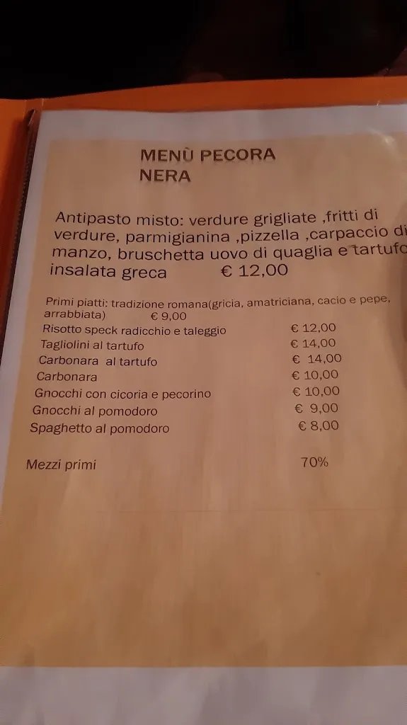 Menu_La Pecora Nera_Fiumicino-Isola Sacra_image_2