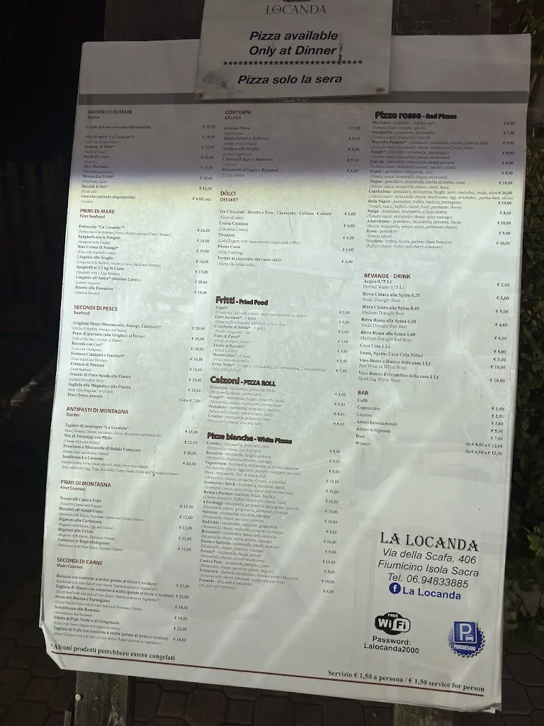 Menu_La Locanda_Fiumicino-Isola Sacra_image_1