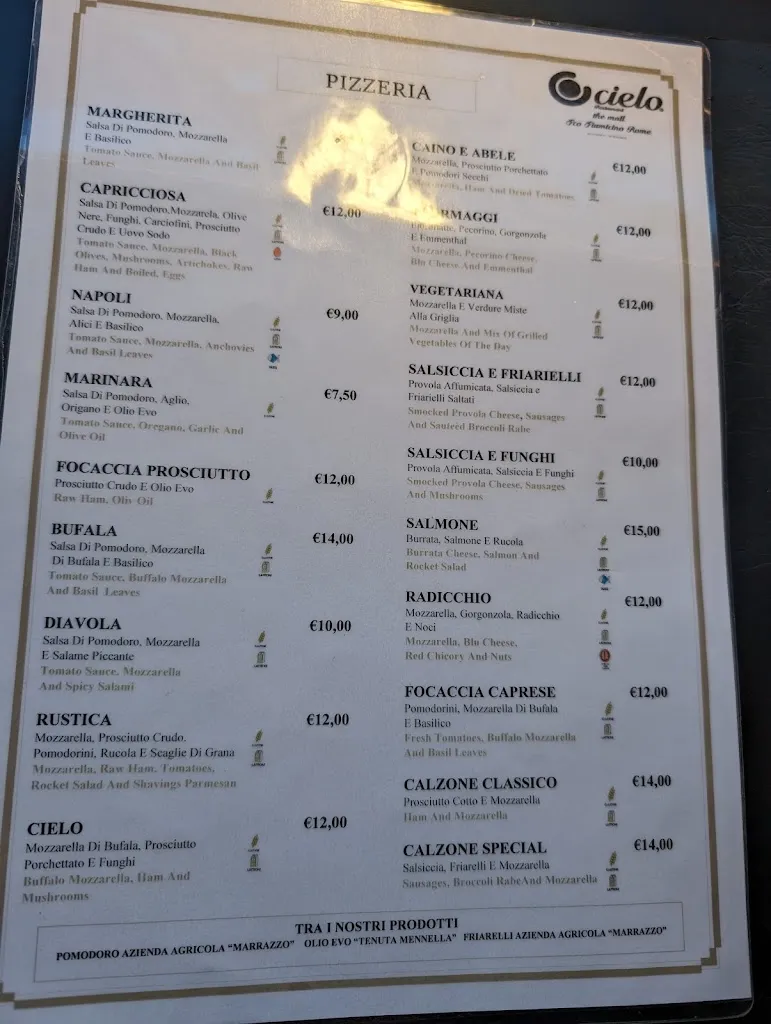 Menu_Cielo_Fiumicino-Isola Sacra_image_3