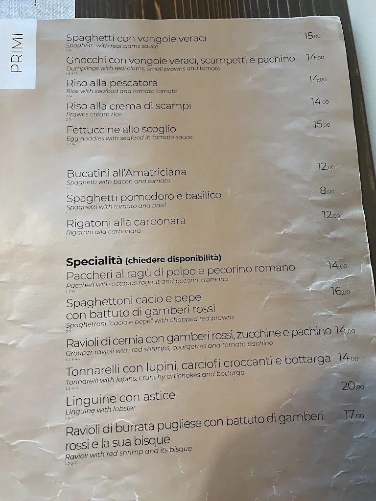 Menu_Il Moro | Ristorante di Pesce Fiumicino_Fiumicino-Isola Sacra_image_2