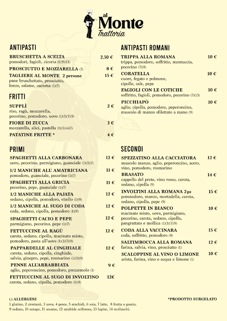 Menu_Trattoria Al Monte_Fiumicino-Isola Sacra_image_1