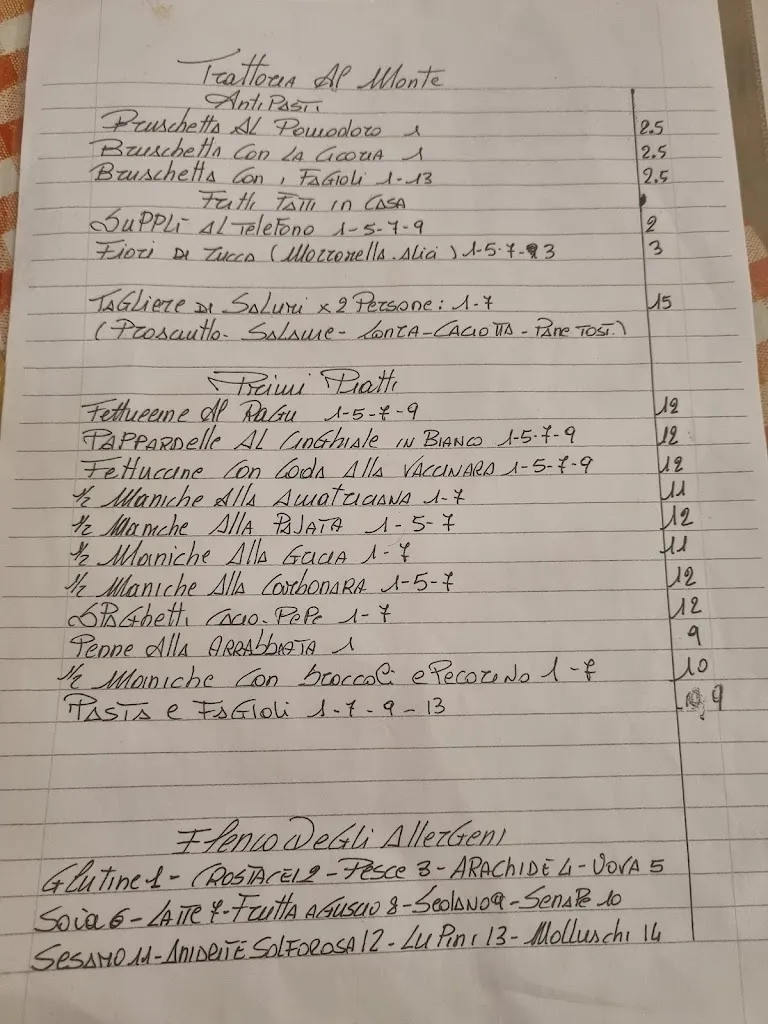 Menu_Trattoria Al Monte_Fiumicino-Isola Sacra_image_3