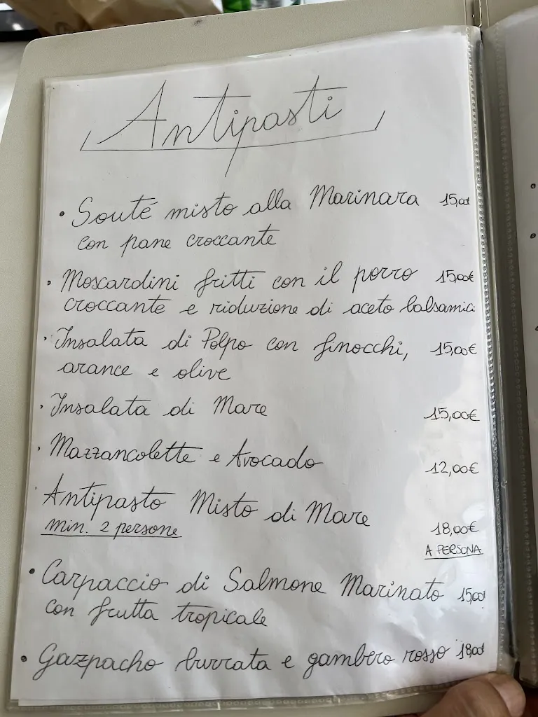 Menu_La Marina Ristorante_Fiumicino-Isola Sacra_image_1