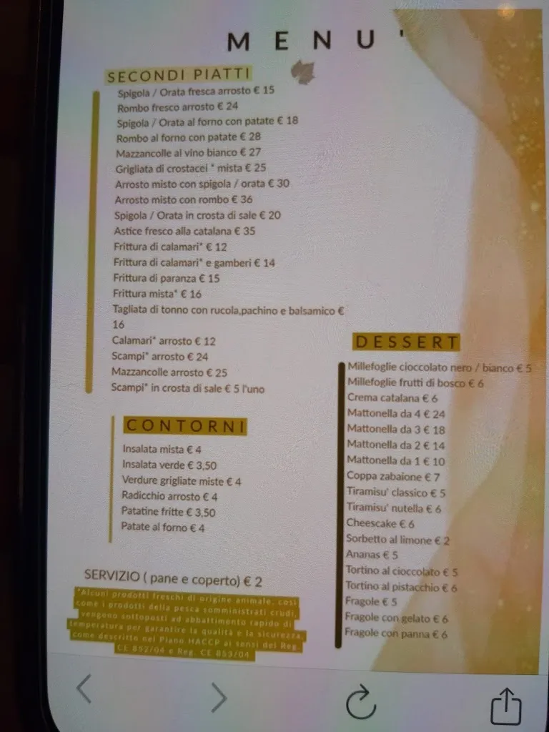 Menu_Bacchus Il Pesce E Il Vino_Fiumicino-Isola Sacra_image_4