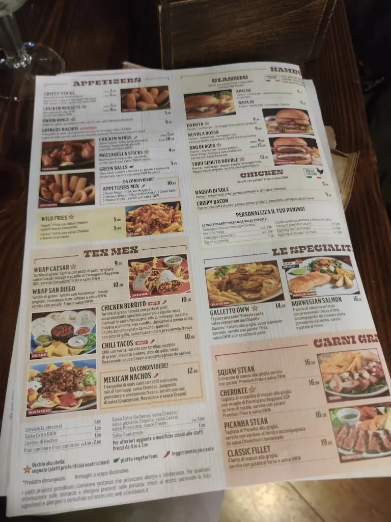 Menu_Old Wild West - Avezzano_Avezzano_immagine_1
