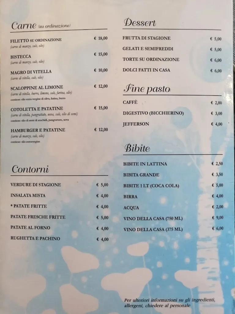 Menu_Ristorante La Lampara da Ciro_Fiumicino-Isola Sacra_immagine_3
