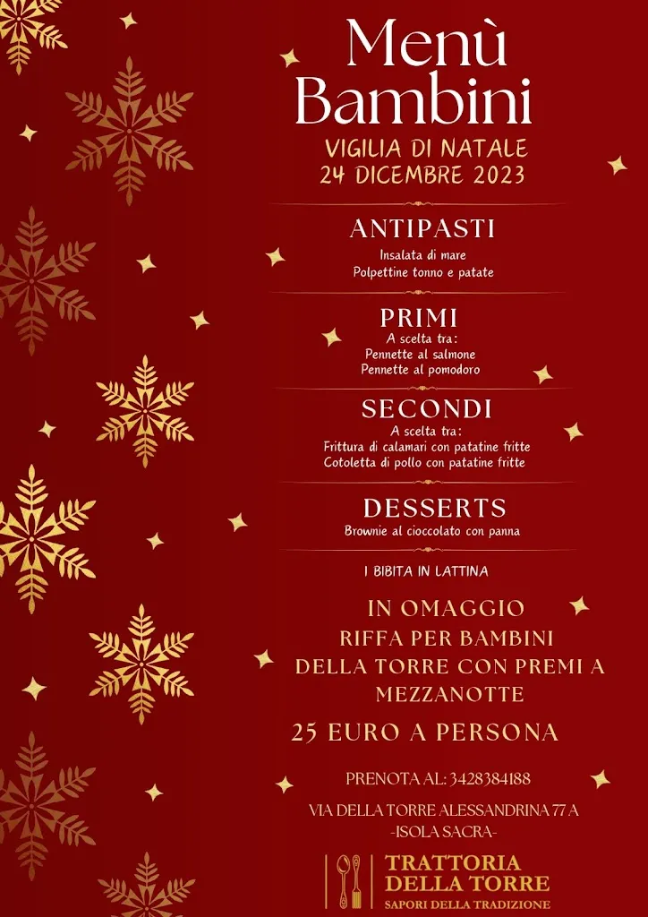 Menu_Trattoria Della Torre_Fiumicino-Isola Sacra_image_3