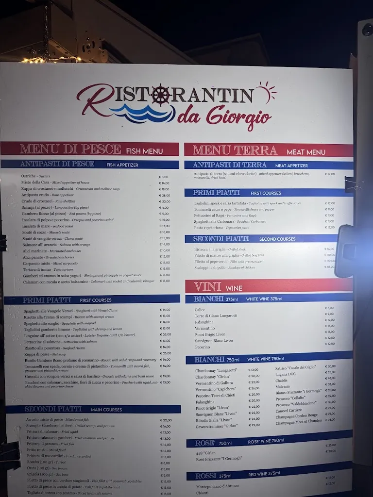 Menu_Ristorantino Da Giorgio_Fiumicino-Isola Sacra_image_1