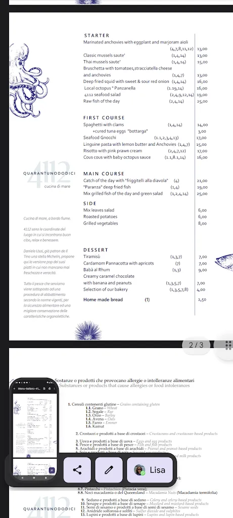 Menu_4112 - QuarantunoDodici Ristorante Bar_Fiumicino-Isola Sacra_image_4