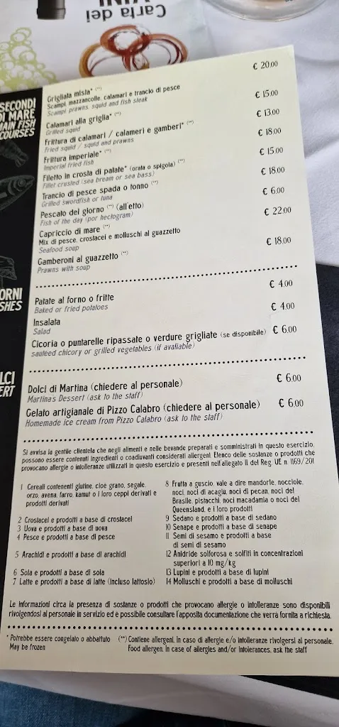 Menu_Il Borgo da Ciao Belli_Fiumicino-Isola Sacra_image_3