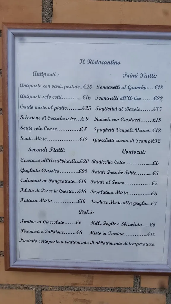 Menu_Il Ristorantino Lillo & Chicca_Fiumicino-Isola Sacra_image_1