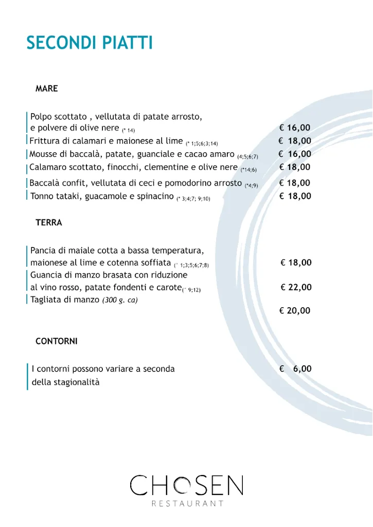 Menu_Chosen Restaurant_Fondi_immagine_3