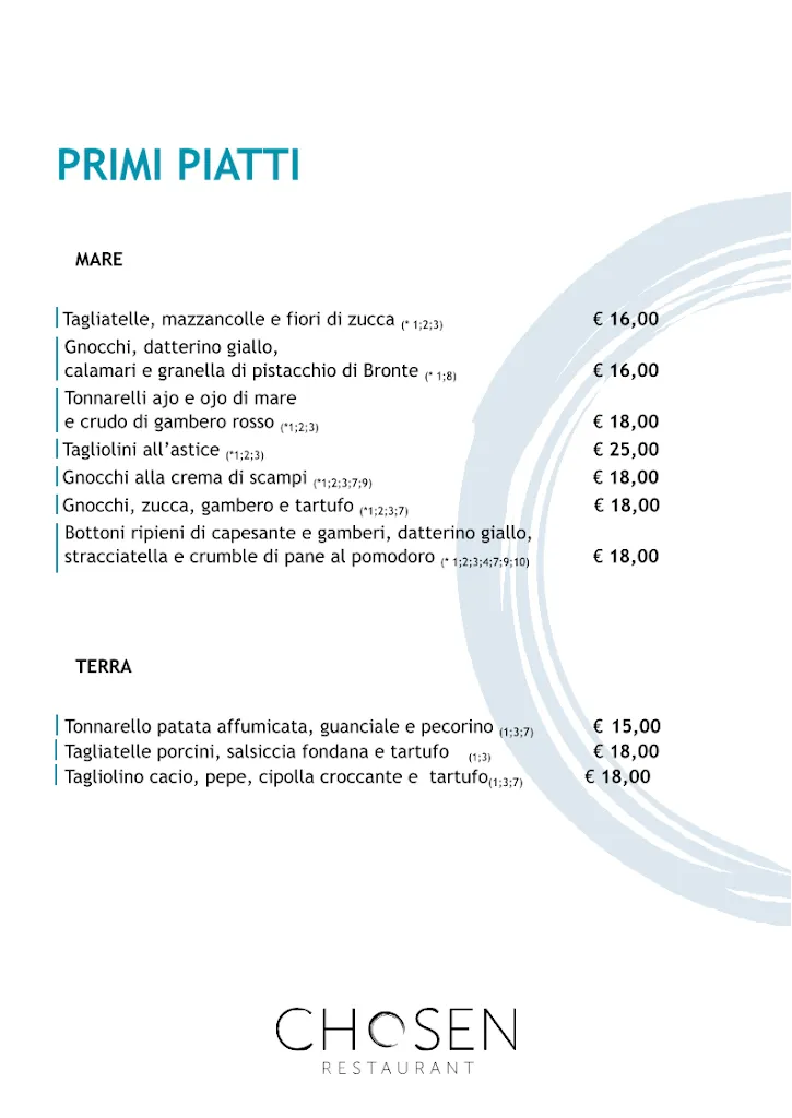 Menu_Chosen Restaurant_Fondi_immagine_4