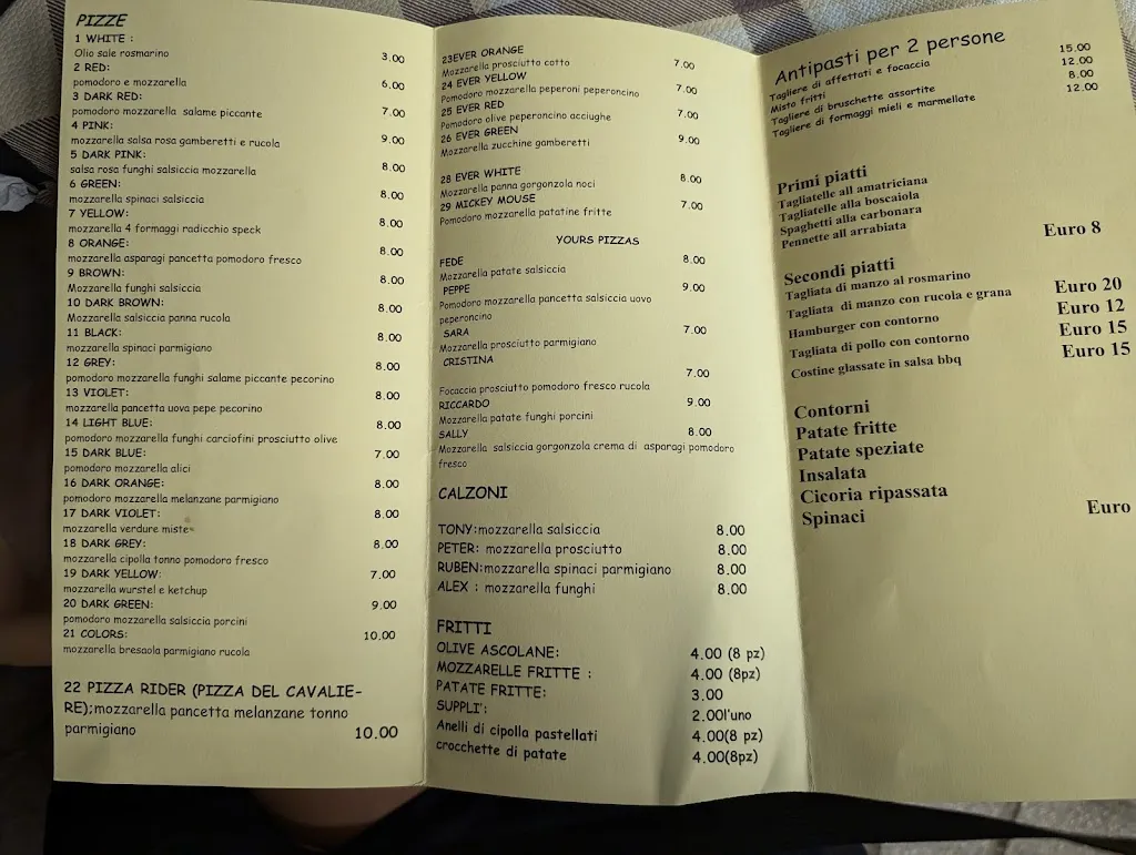 Menu_Trattoria Pizzeria La Zia Sally_Forano_image_2