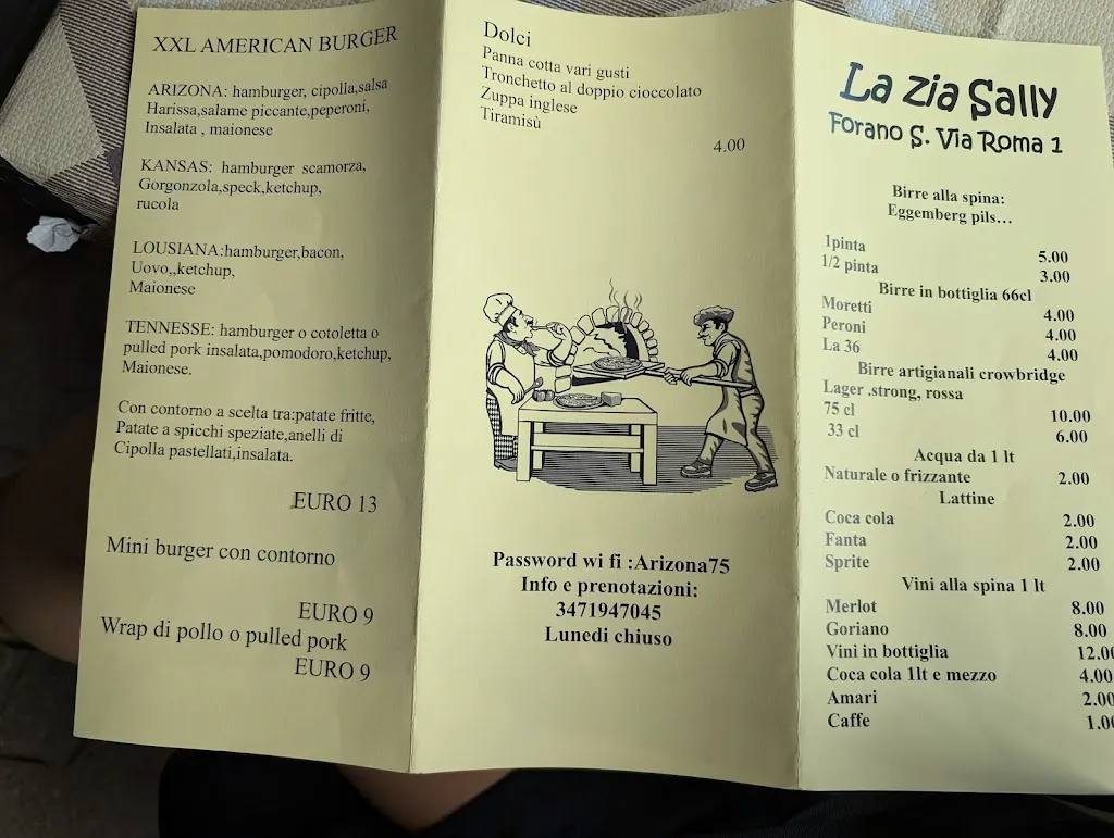 Menu_Trattoria Pizzeria La Zia Sally_Forano_image_3