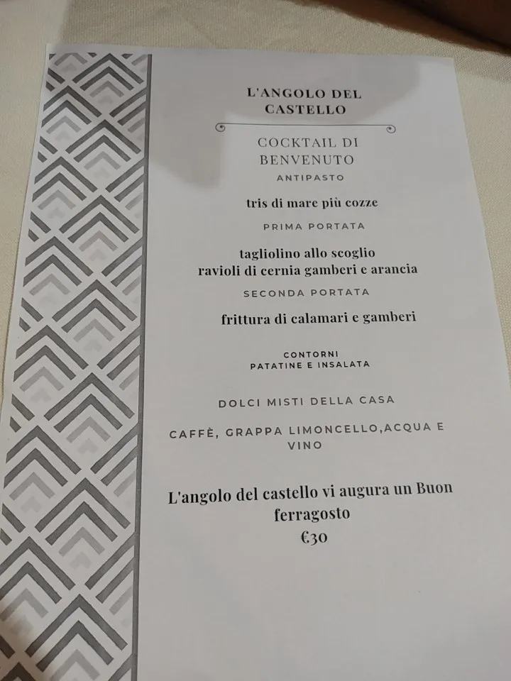 Menu_L'Angolo Del Castello_Gallese_image_1