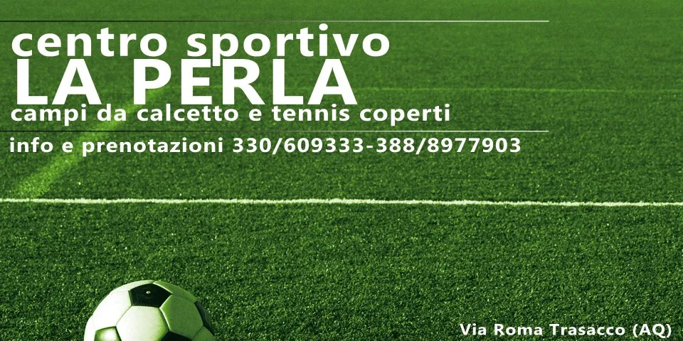 Centro sportivo La Perla restaurant in Trasacco