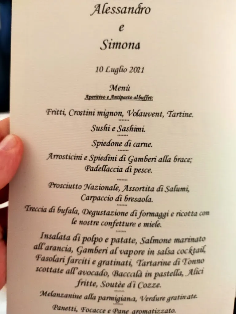 Menü_Ristorante Le Cese_Gavignano_Bild_4