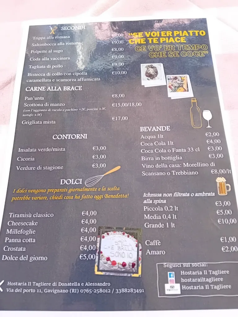 Menu_Hostaria Il Tagliere_Gavignano_immagine_1