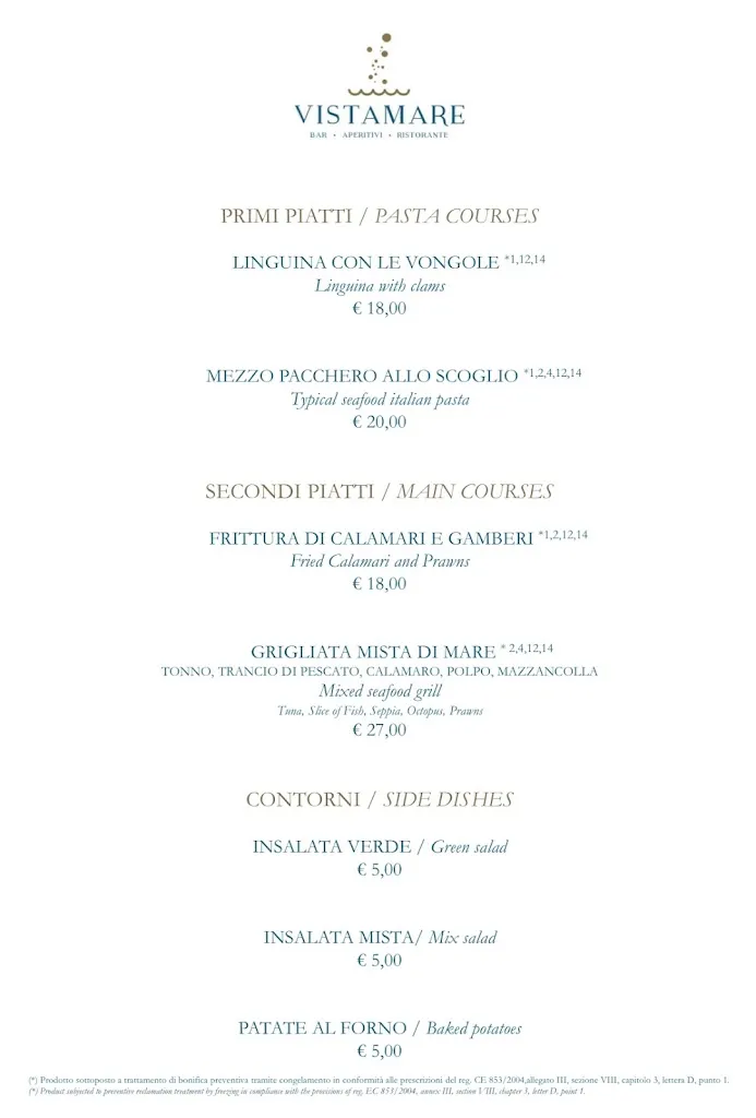 Menu_Vistamare Formia_Formia_image_1